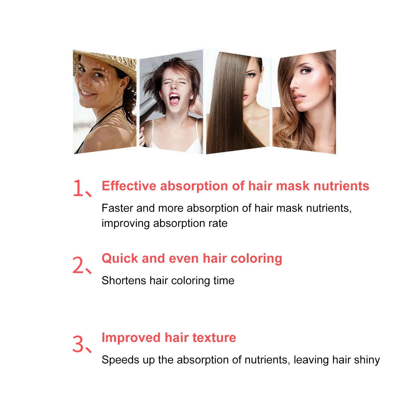 Hair drying ,Hair Steamer Cold Therapy Hair Hair Qisuo Hair Huiop Therapy Qisuo