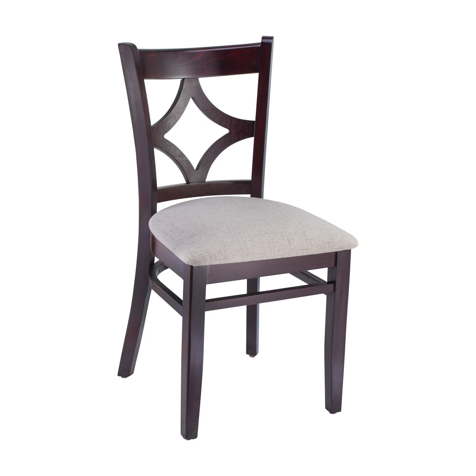 Curtain Back Side Chair in Cherry (Set of 2)