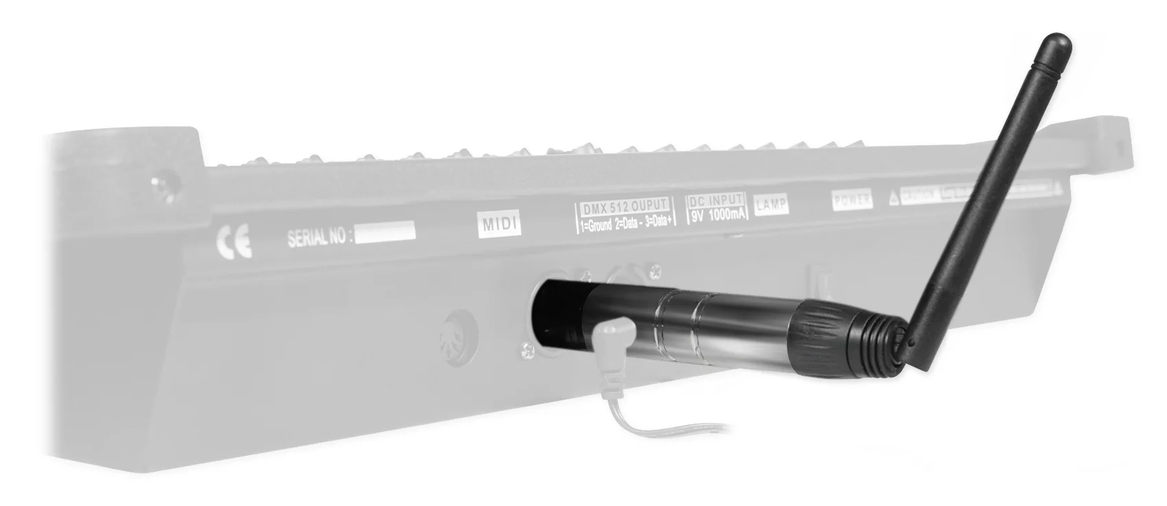 Rockville DMX-WTR Wireless DJ DMX Lighting Transmitter+Receiver