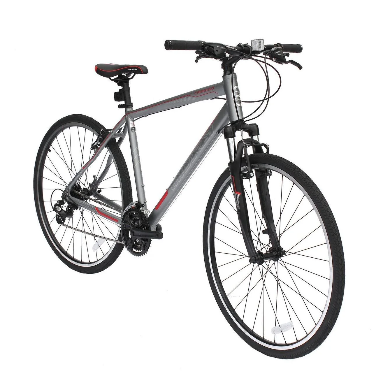 Micargi Bicycles  Cross 5.0 Matte Charcoal Hybrid Bicycle
