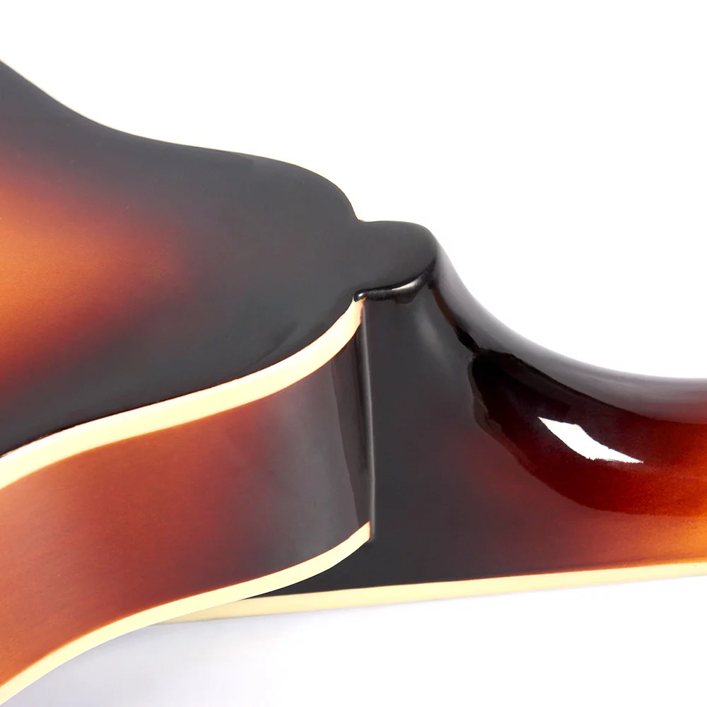 8-String Basswood Sunburst Mandolin Musical Instrument with Rosewood Adjustable