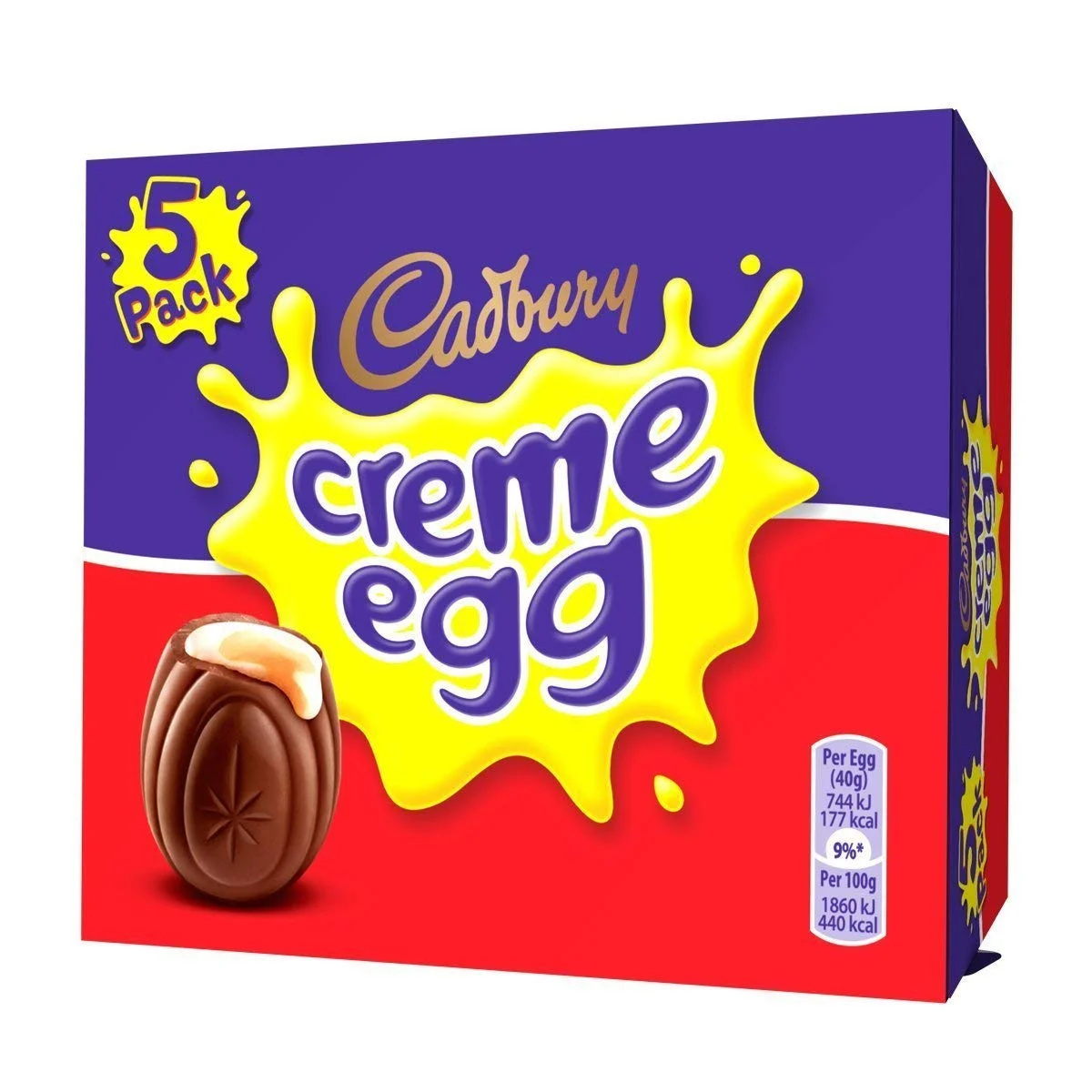 Cadbury Creme Eggs 5-Packs(Six Boxes Of Five=30 Eggs)