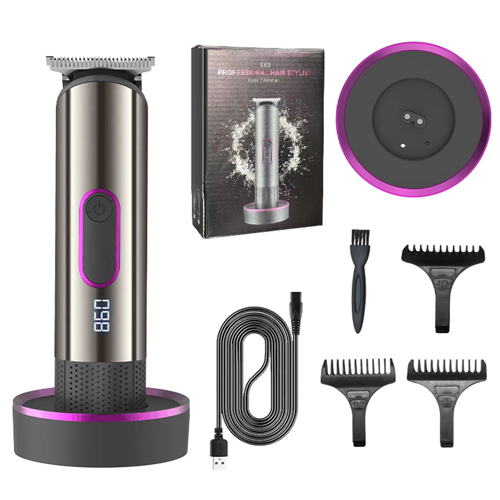 Hair clippers,3 Combs Usb Salon Barbers Use Usb Hair Kit Haircut Kit With Hair Haircut Kit Hair Haircut Hair Kit Salon Kit With 3 With 3 Combs Hair Kit Salon Barbers Papapi