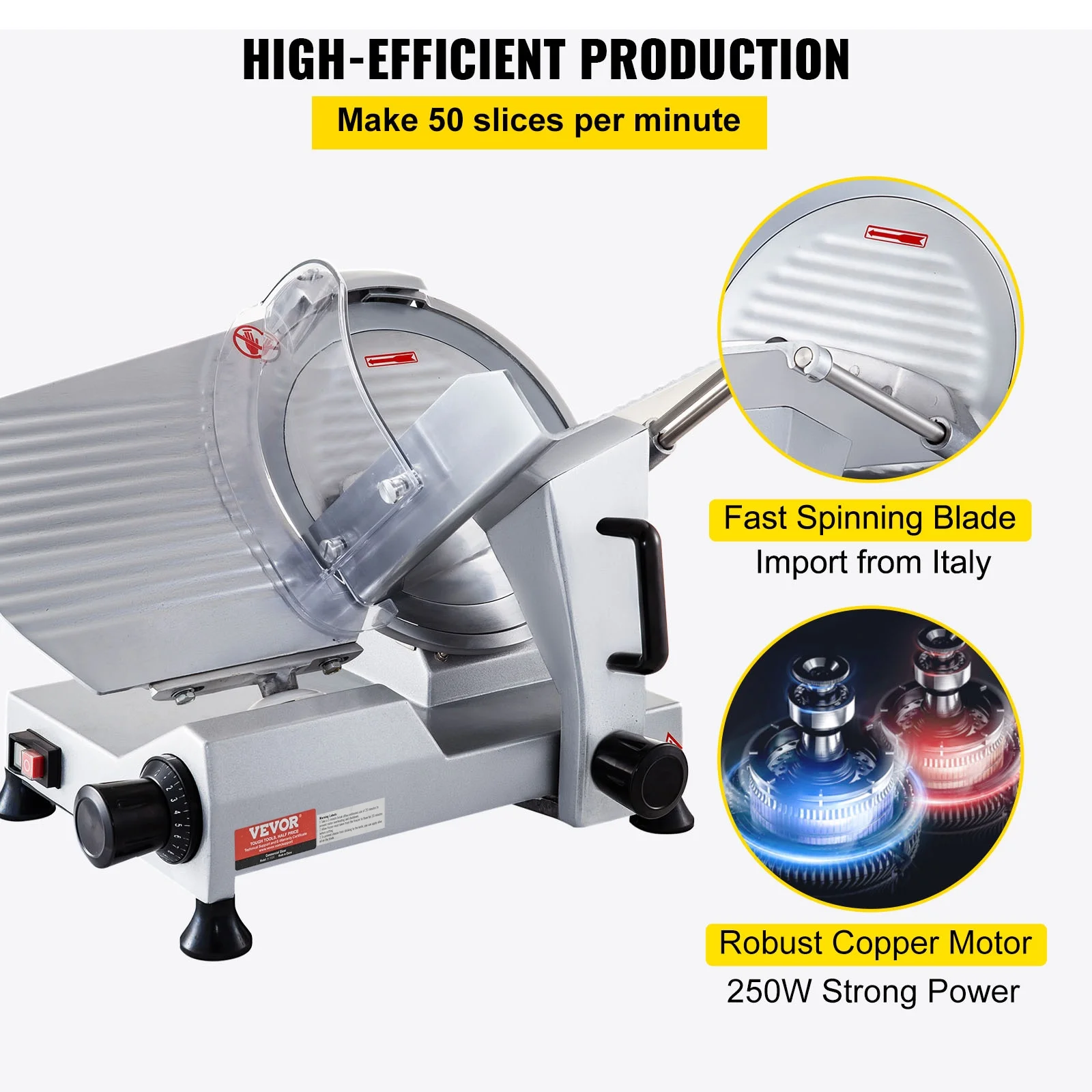 SKYSHALO 320W Commercial Electric Meat 12