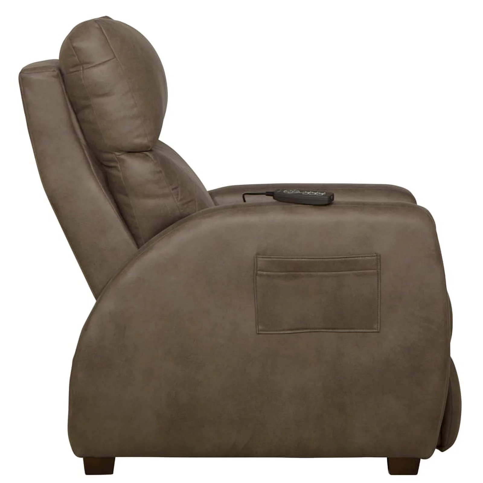 Catnapper Unwind Power Zero Gravity Recliner in Taupe Polyester Fabric