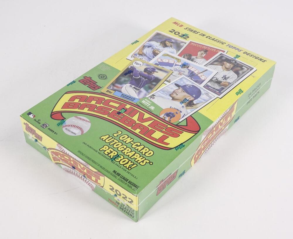 MLB Topps 2022 Archives Baseball Trading Card HOBBY Box (24 Packs)