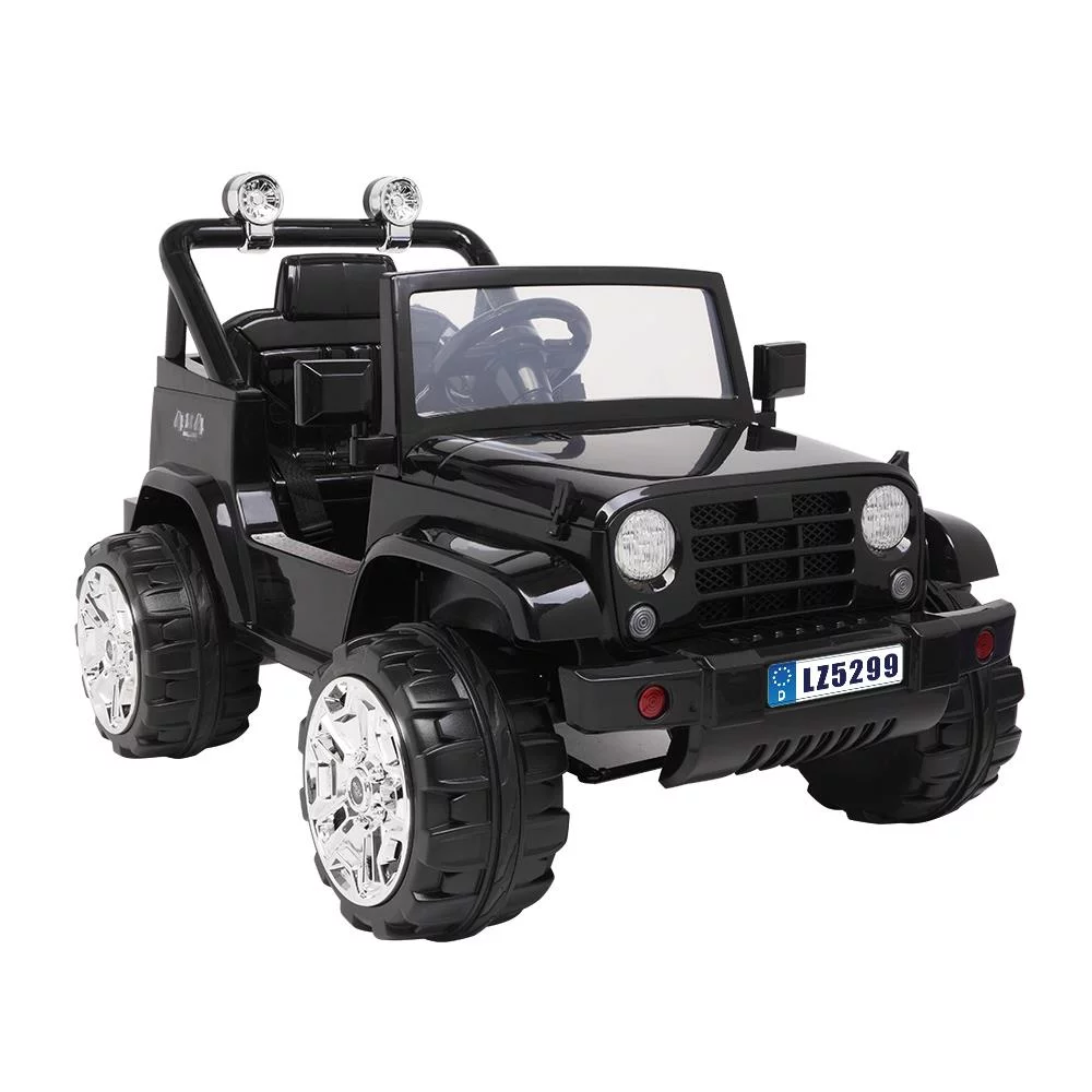 UBesGoo Ride-On Car Electric Car with 12V 7AH Battery Children Car Small Truck Dual Drive and 2.4G Remote Control Black