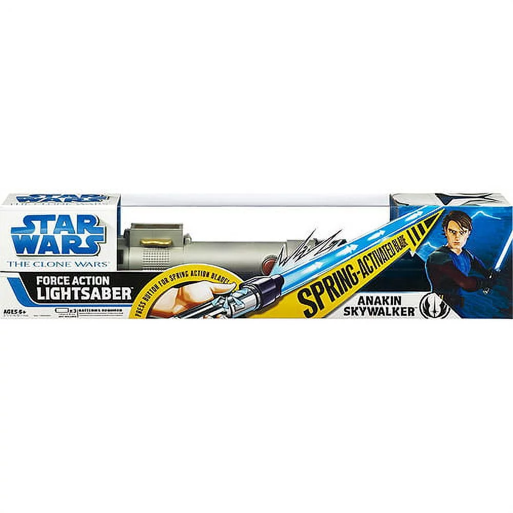 Star Wars Clone Wars Anakin Skywalker Force Action Lightsaber [Blue]