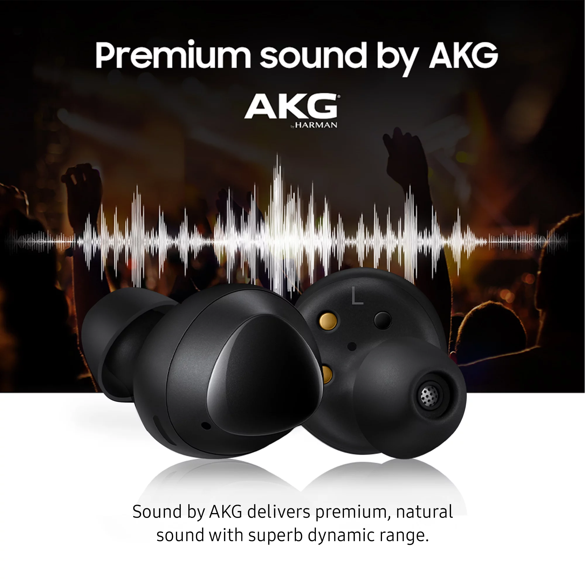 SAMSUNG Galaxy Buds, Black (Charging Case Included)
