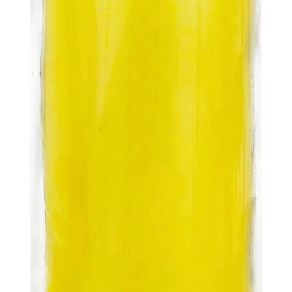 3 Pcs Unscented Yellow 7 Day Devotional Prayer Glass Container Candle, Premium Wax  2 Inch X 8 Inch, Great For Sanctuary, Vigils, Prayers, Blessing, Religious  More