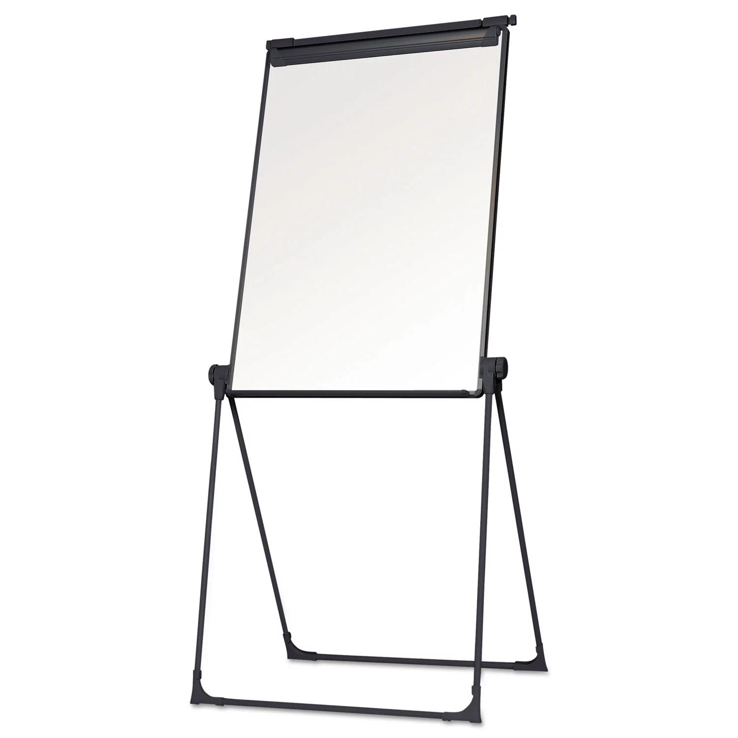 Folds-To-A-Table Melamine Easel, 28 1/2 X 37 1/2, White, Steel/laminate