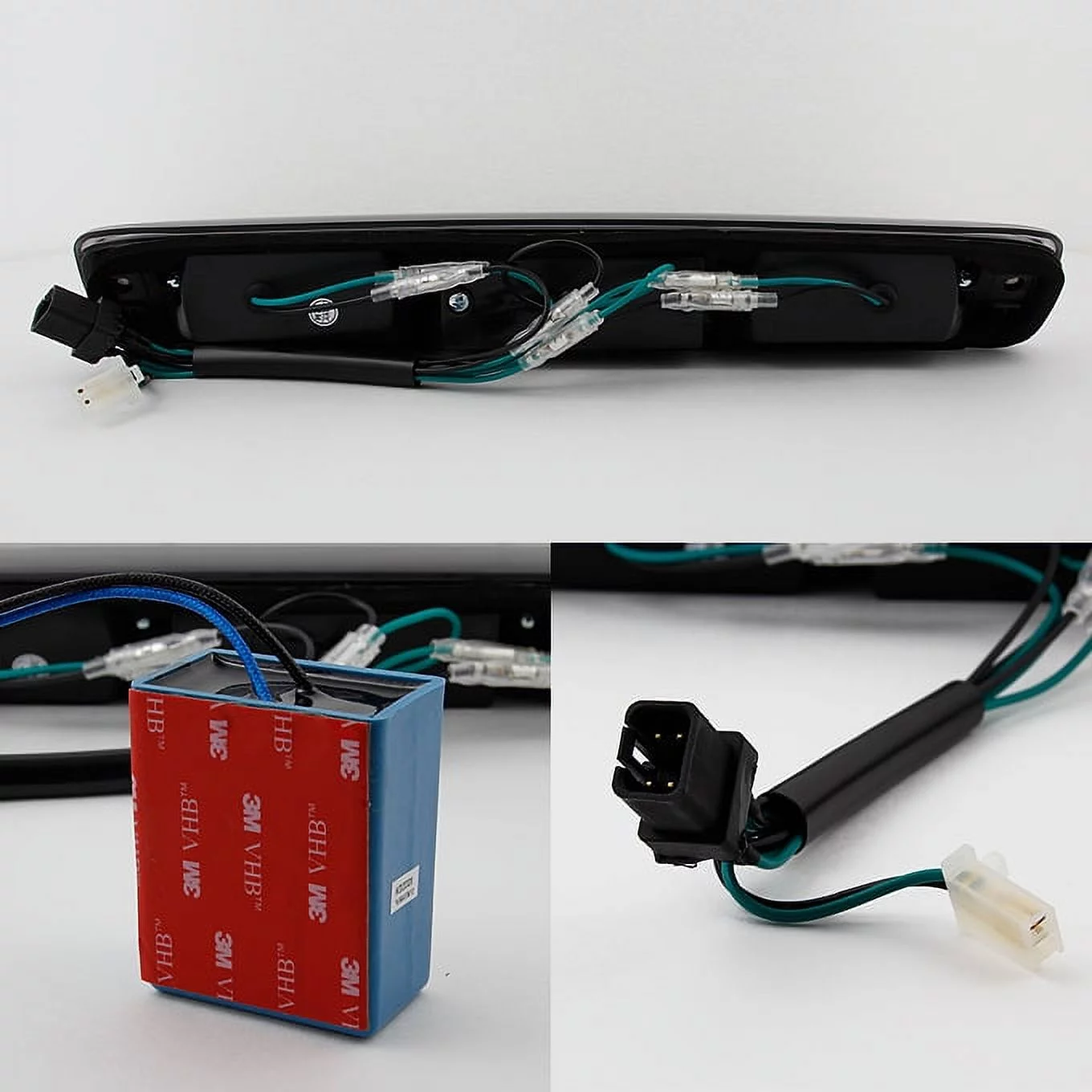 AKKON - For 99-02 Chevy Silverado | 1999-2006 GMC Sierra LED Tube Tail Lights Lamps + 3rd Brake Cargo Lamp