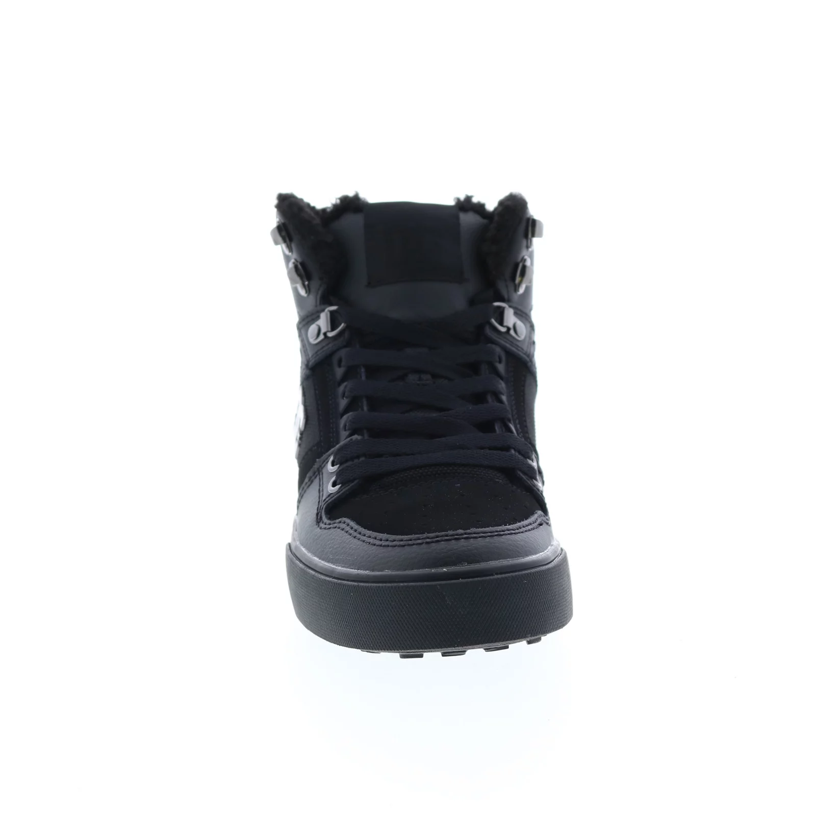 DC Men's Pure High-Top Winter Shoes - Black/Black/Black - 8