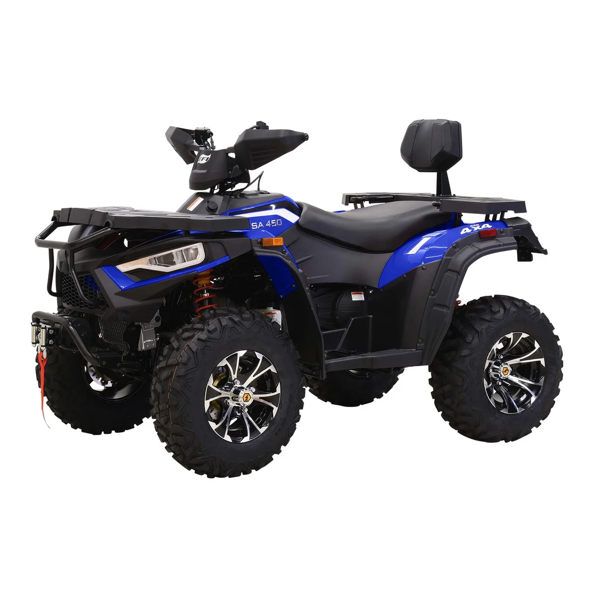 Massimo Motors New MSA450F EFI 352cc 25 HP 4 Stroke Engine All-Terrain Vehicle ATV Blue