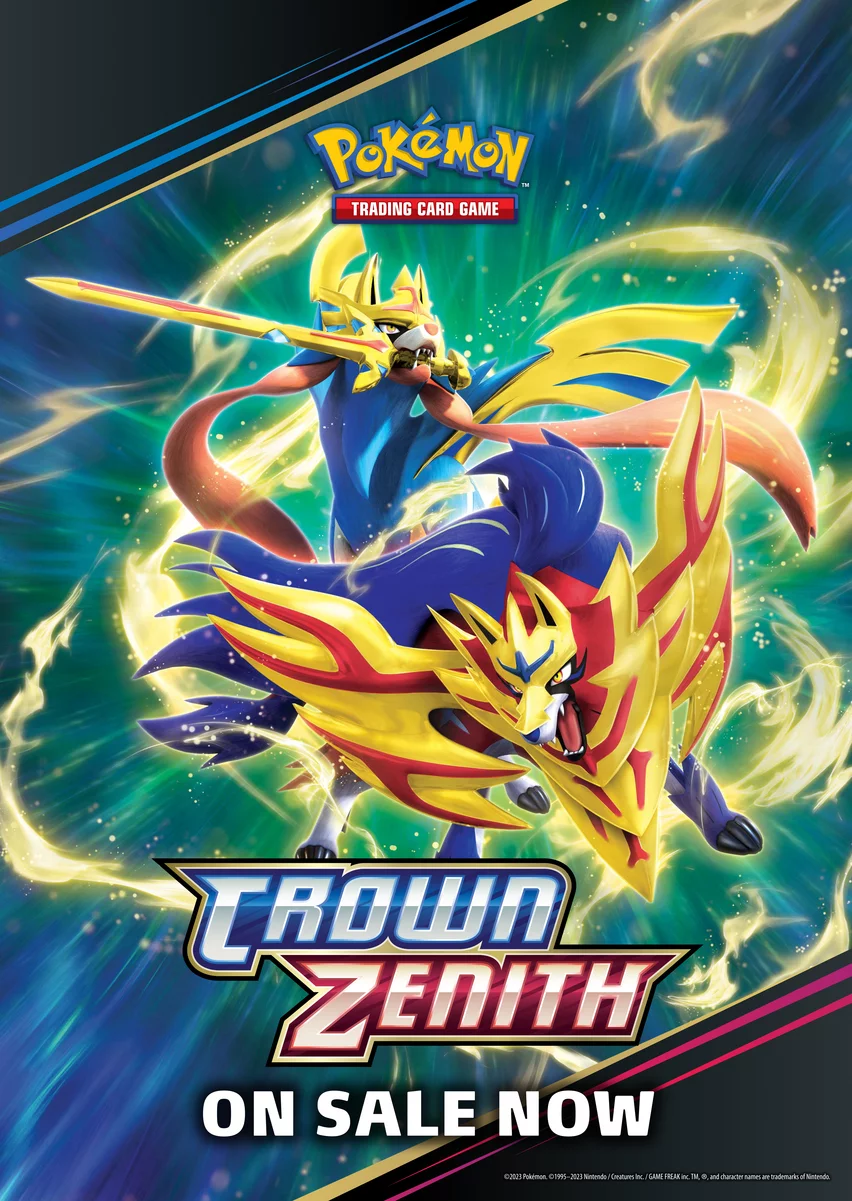 Pokémon Trading Card Games SAS12.5 Crown Zenith Premium Shiny Figure Box - Zacian
