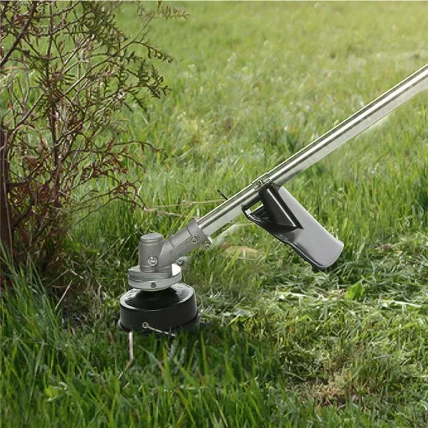 42.7CC String Trimmer 2-Cycle Grass Trimmer 2-in-1 Lawn Mower Gas Weed Eater with 2 Detachable Head