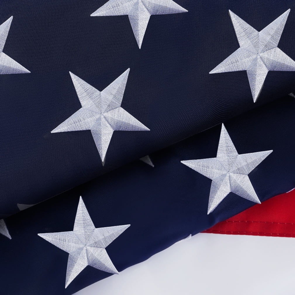 American Flag 4x6 - Premium American Made US Flag 4x6 ft. Embroidered Stars and Sewn Stripes - Display with Pride