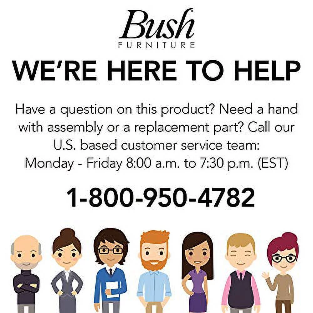 Bush Furniture Cabot L Shaped Desk, Espresso Oak (WC ) Espresso Oak 60W