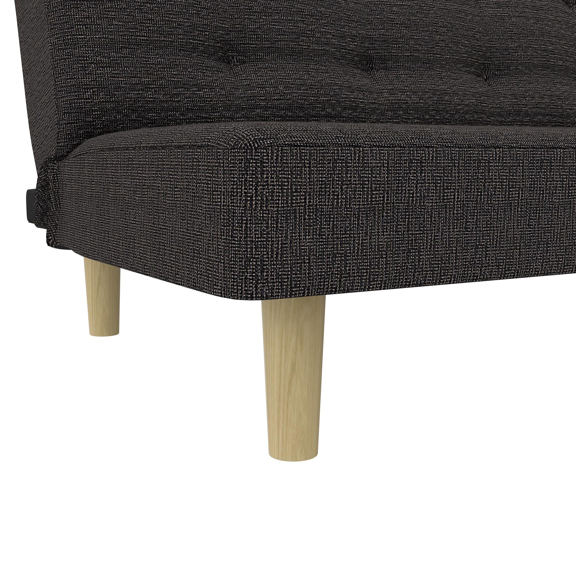 Queer Eye Tamlin Futon, Couch and Sleeper, Gray Linen