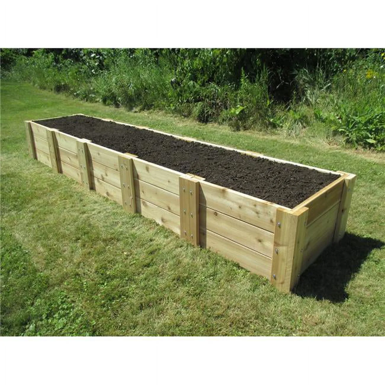 Infinite Cedar RB2x10x16.5 Deep Root Cedar Raised Garden Bed, 2 ft. x 10 ft. x 16.5 in.