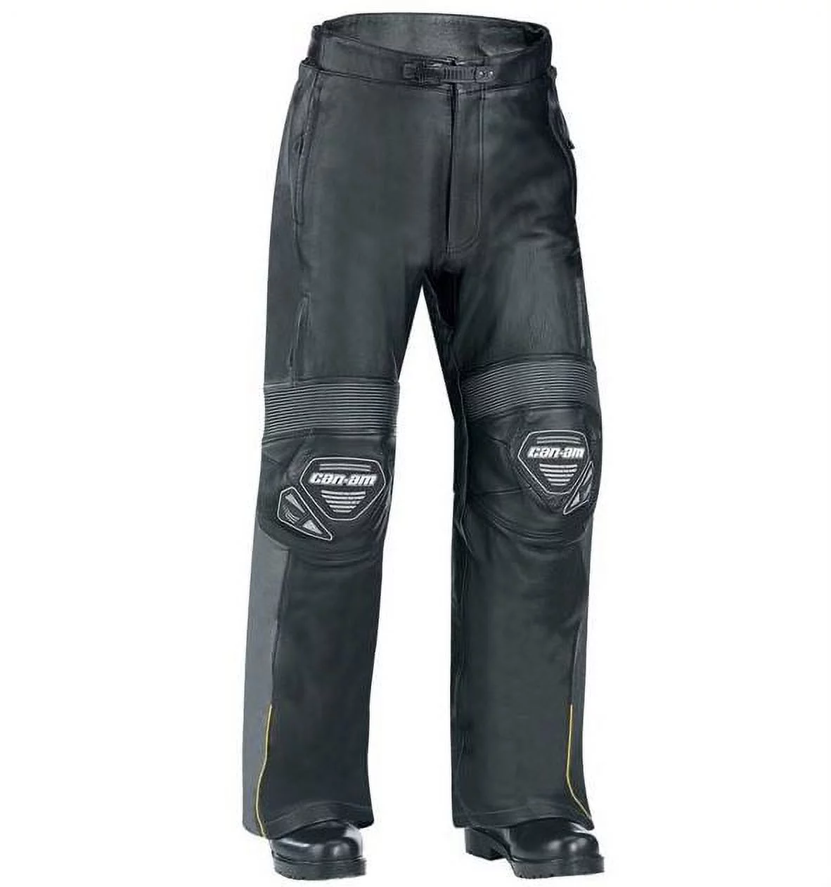 Can-Am Spyder Motorcycle GT Leather Riding Pants Men's 2XL Black/Gray 4414001407
