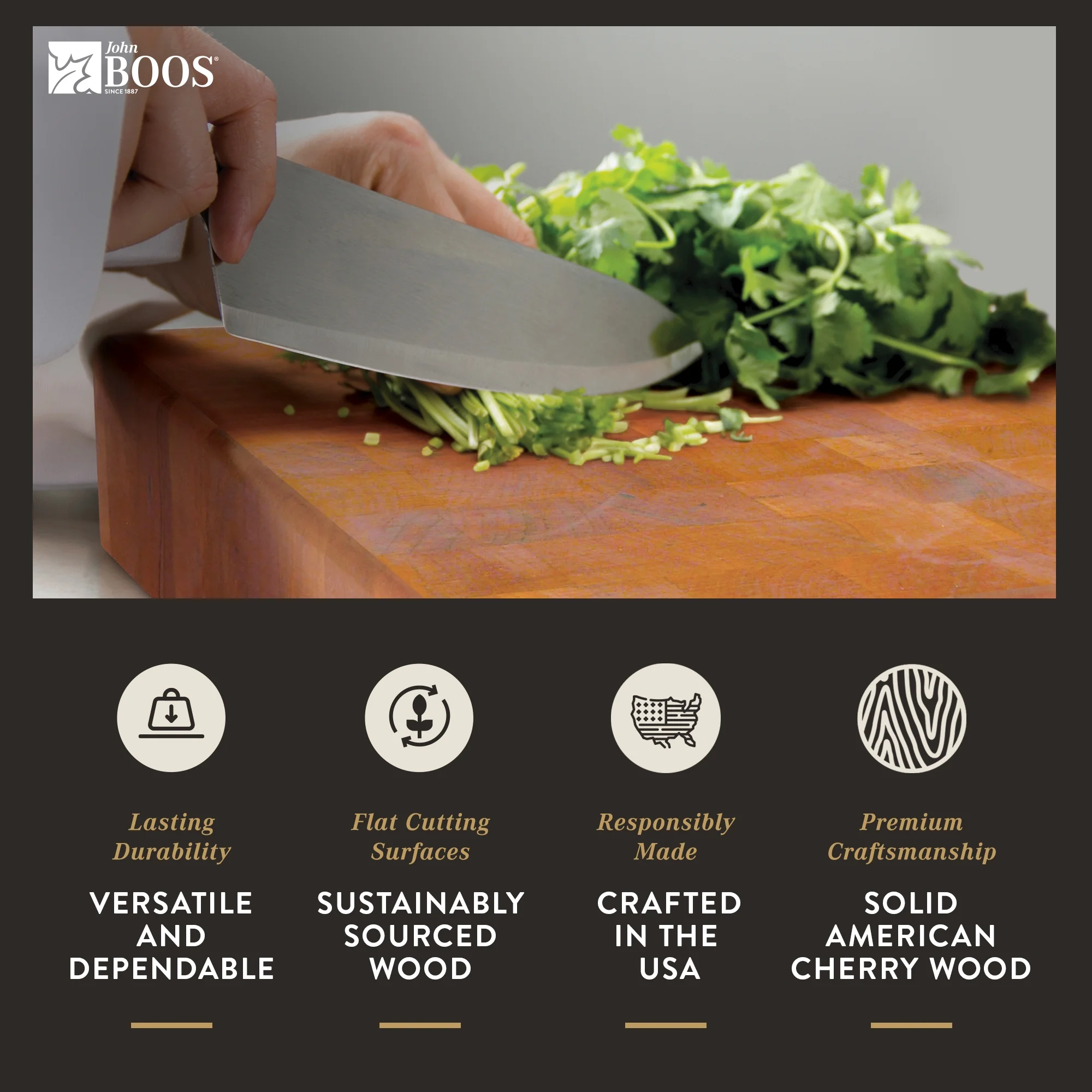 John Boos CCB Reversible Wood Chopping Board, 14