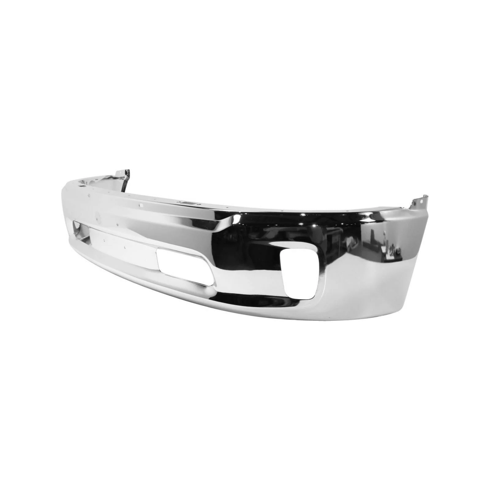 Chrome Steel Front Bumper Face Bar For 2013-2018 Ram 1500 Pickup With Fog