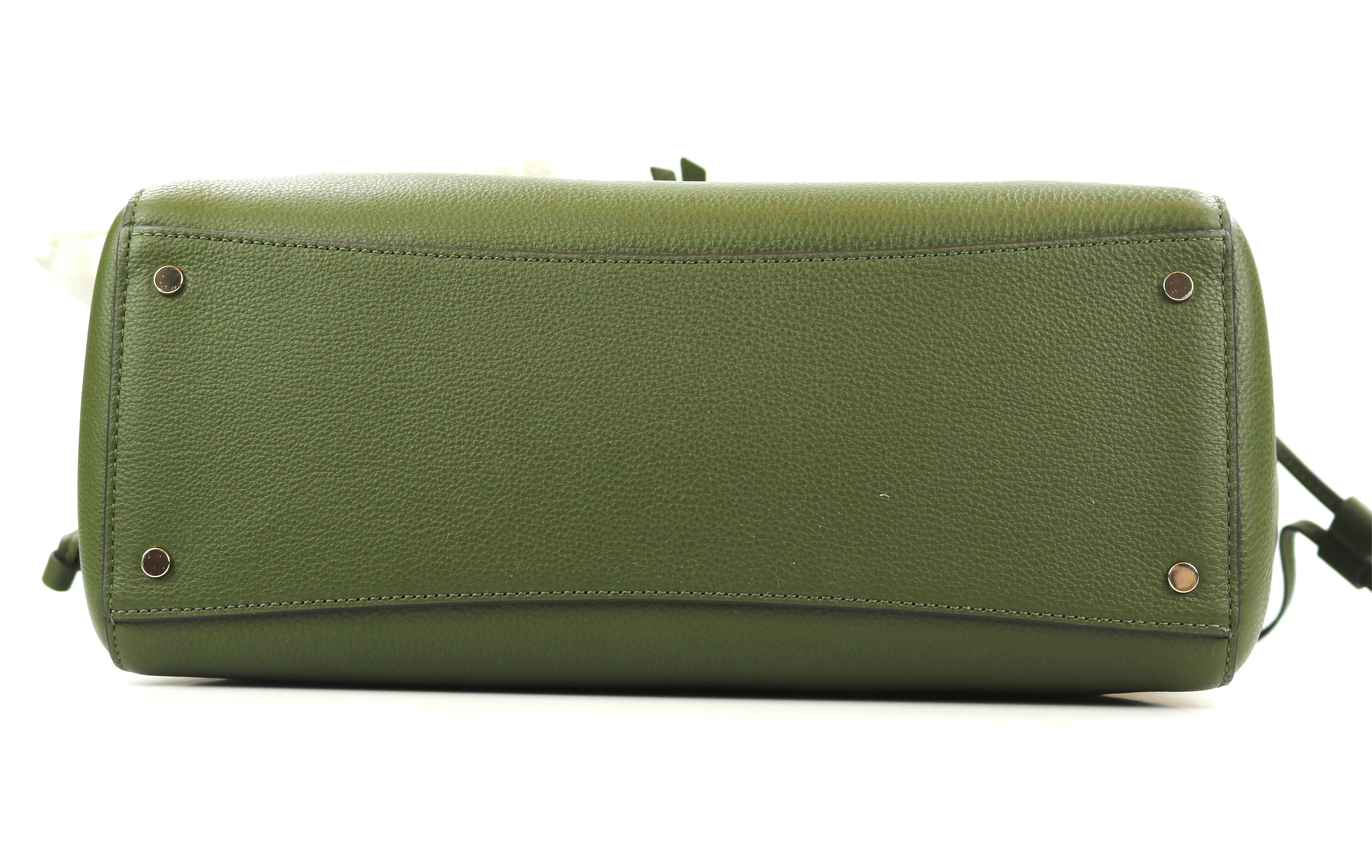 Kate Spade Marti Pebbled Leather Large Tote - Enchanted Green