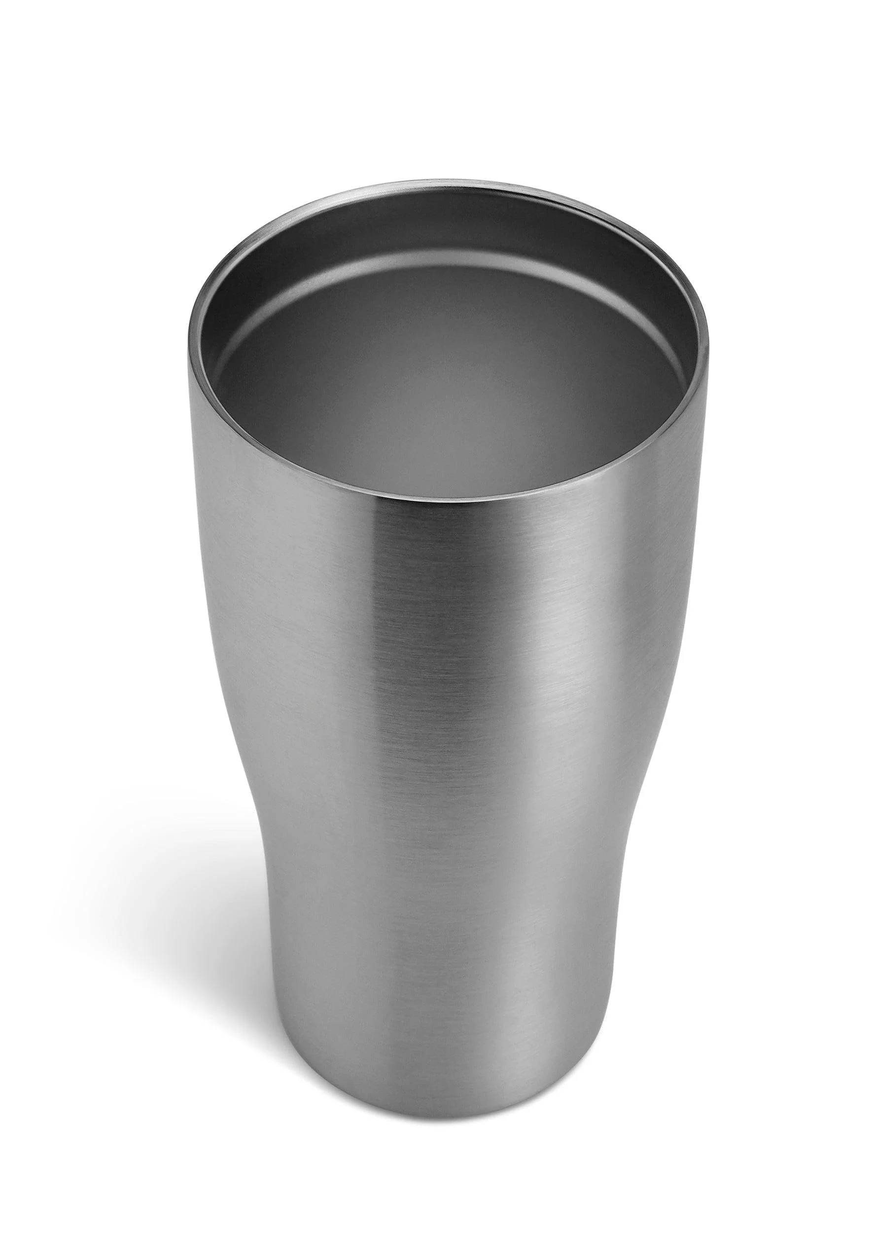Makerflo Destash 25 Pack 30 oz Curve Tumbler, Stainless Steel Insulated Tumblers, Silver