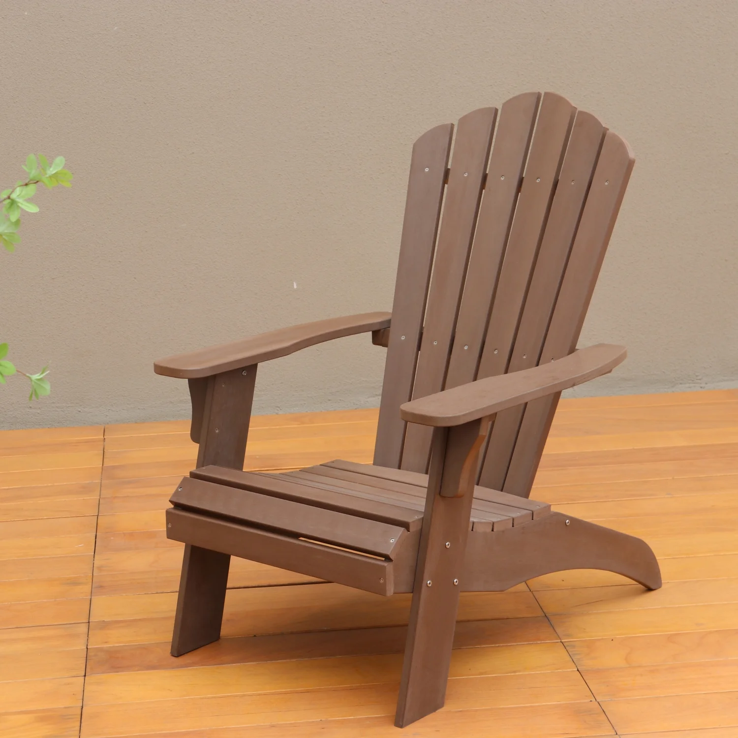 JHOOTUUO Polystyrene Adirondack Chair -
