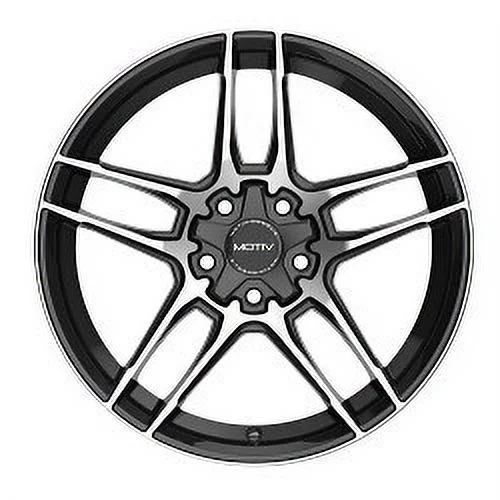 18x7.5 Motiv 434MB Matic Machined Black Wheel 5x108/5x4.5 (40mm)