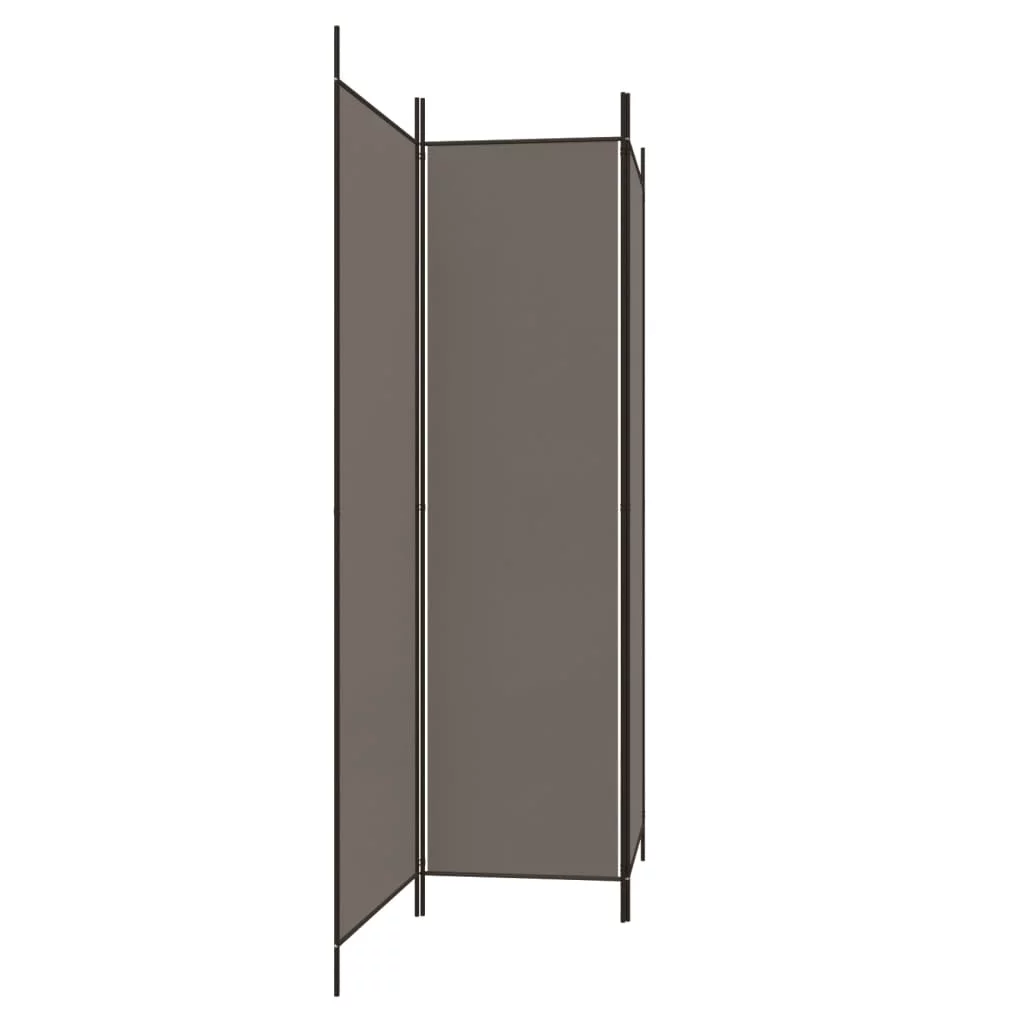 Anself 3-Panel Room Divider Anthracite 59.1
