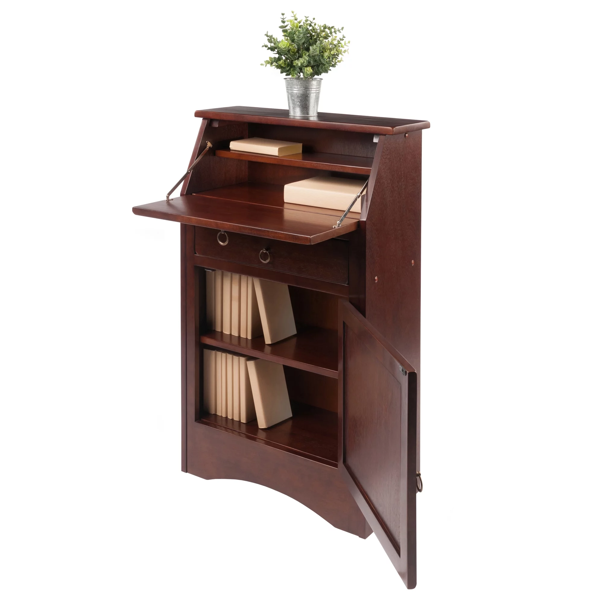Regalia Secretary Desk Walnut Finish