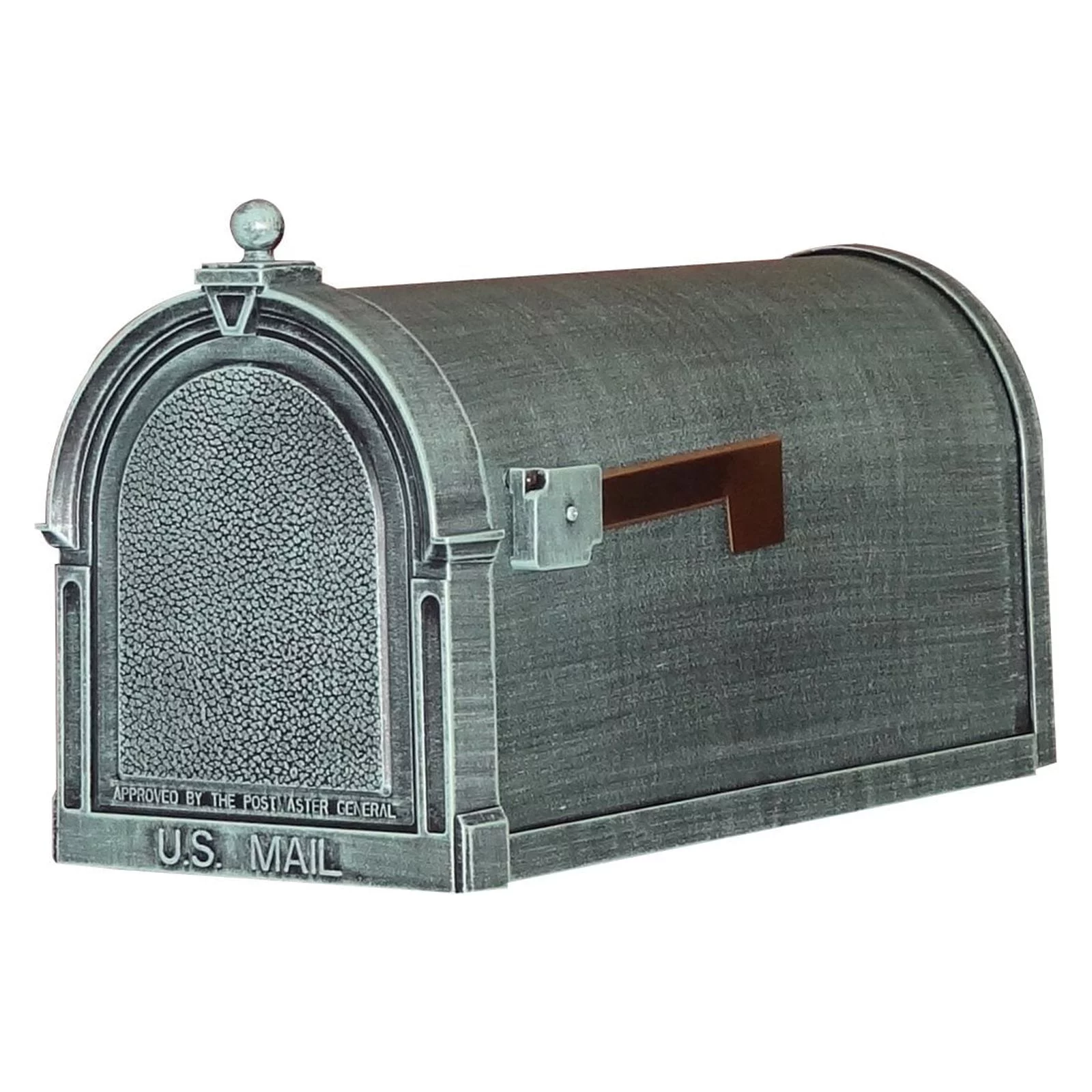 Special Lite Products SCB-1015-BLK Berkshire Curbside Mailbox Decorative Aluminum Vintage Mailbox