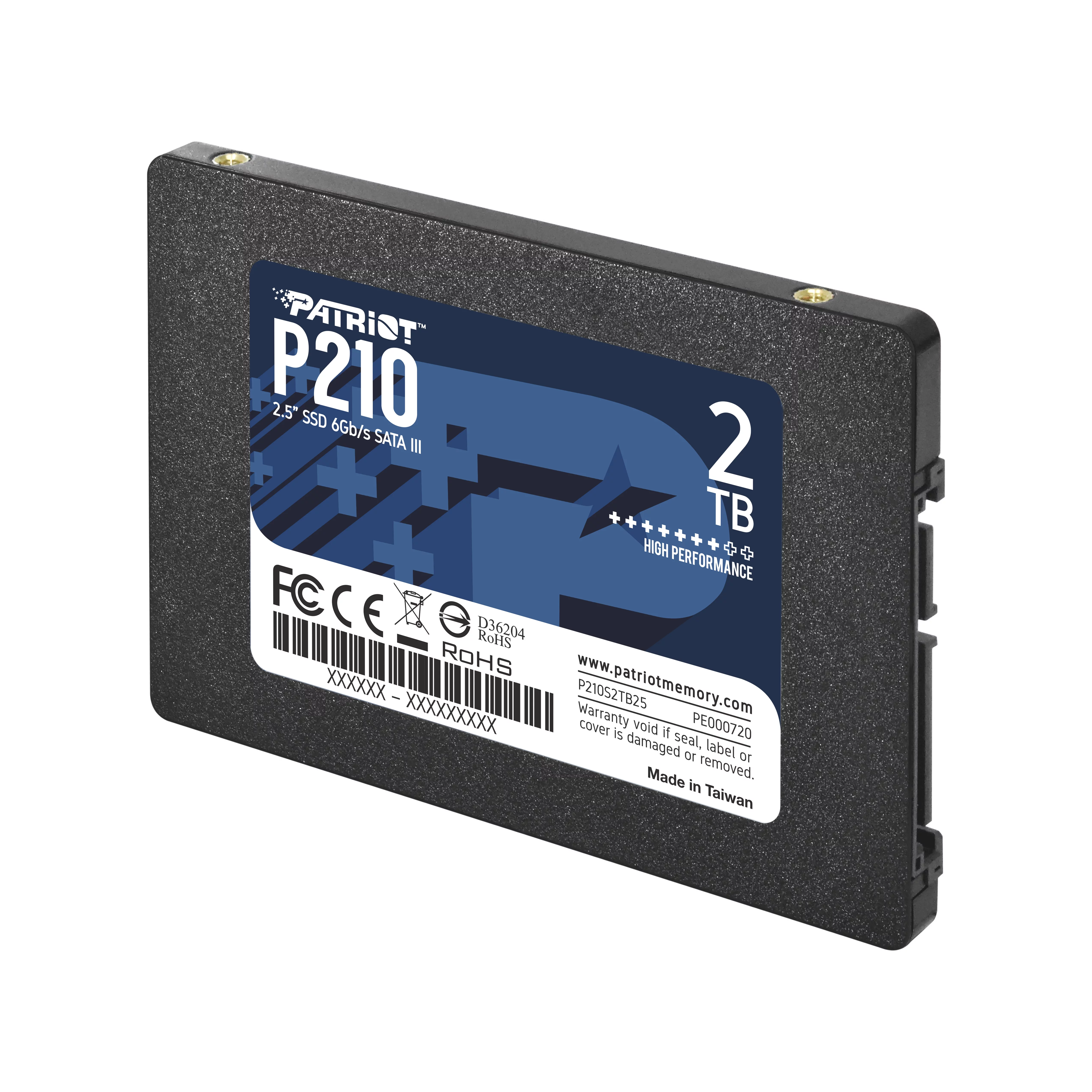 Patriot P210 2TB Internal SSD - SATA 3 2.5