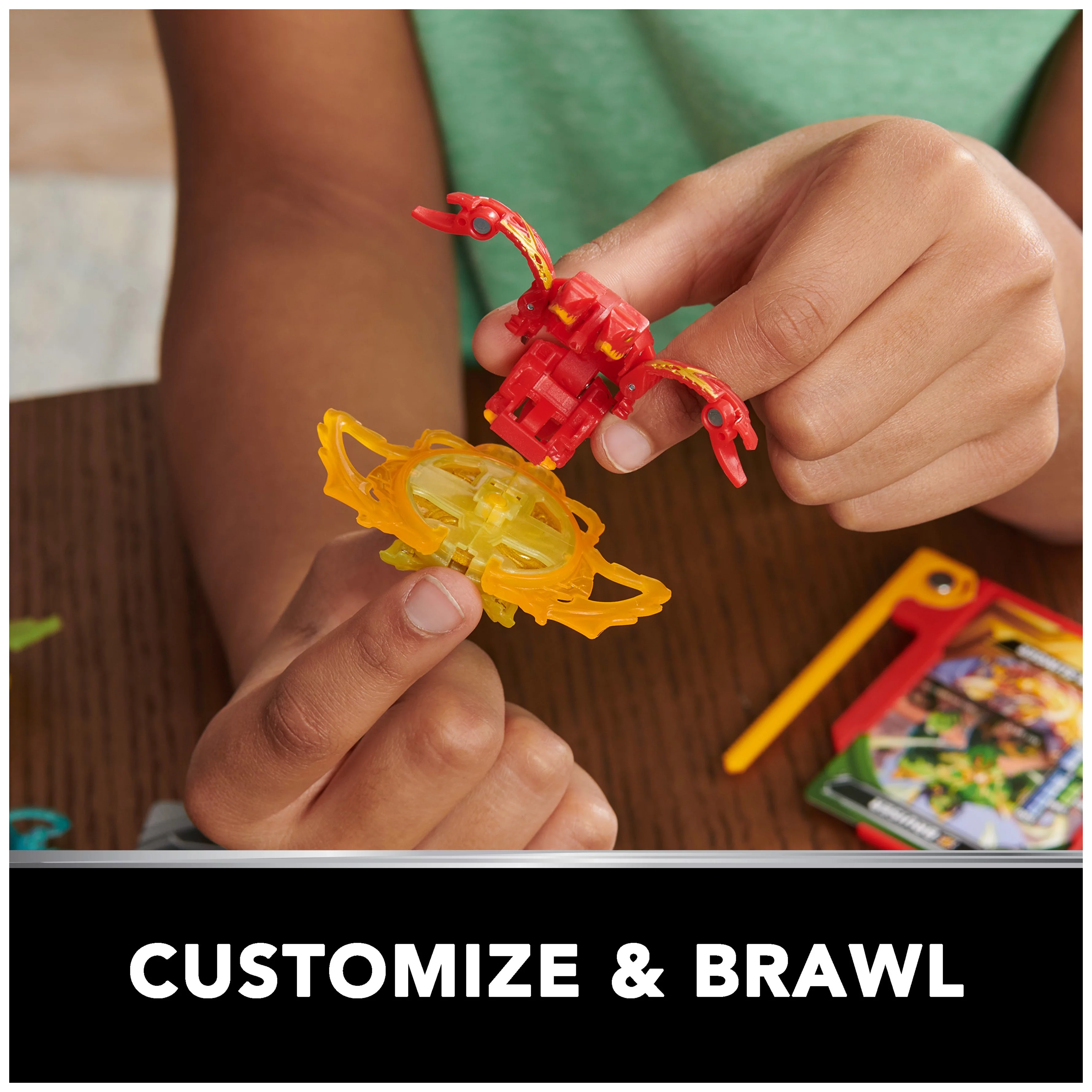 Bakugan Starter 3-Pack Spinning Action Figures, Special Attack Bruiser, Octogan and Nillious