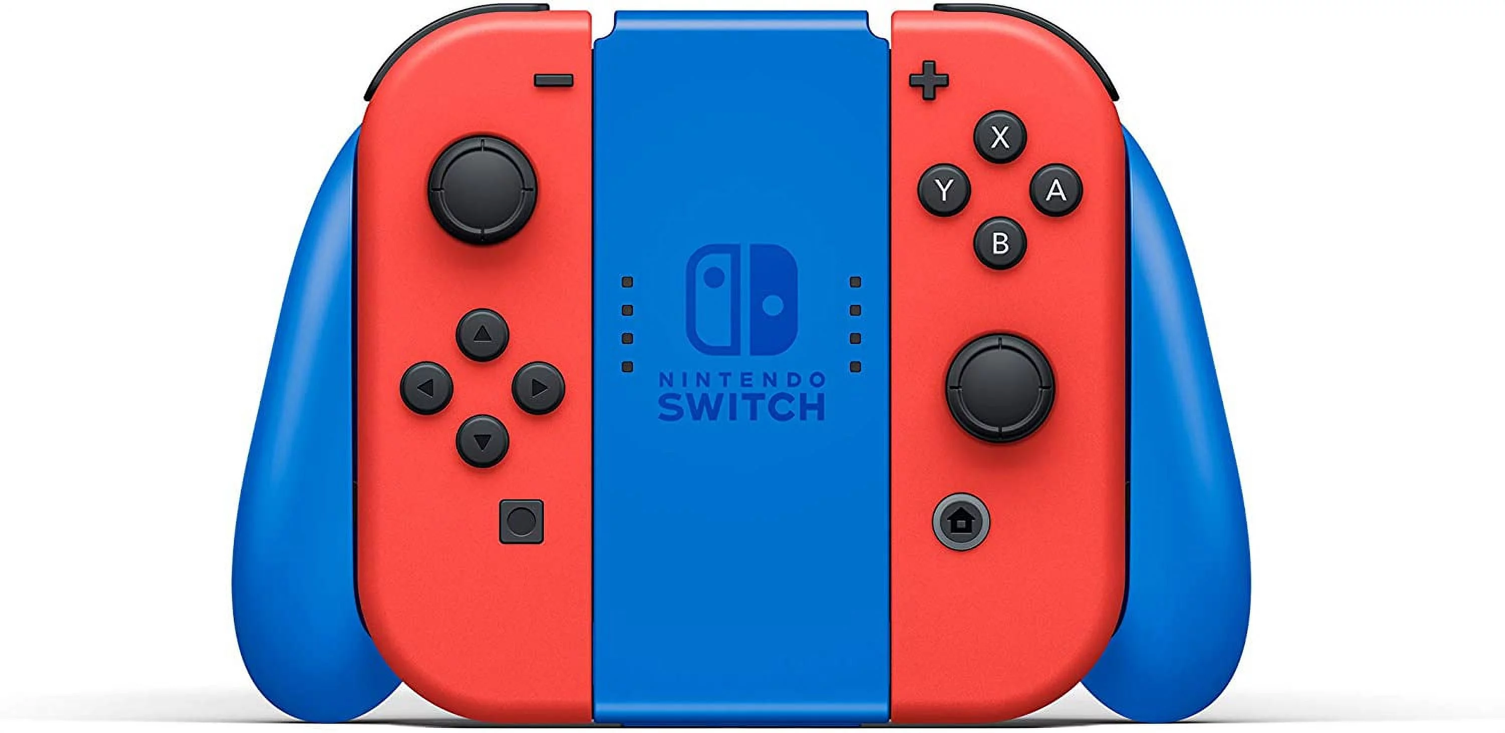 Nintendo Switch Mario Red & Blue Limited Edition with Mario Iconography Carrying Case and Screen Protector Bundle With Pokemon Shield And Mytrix Accessories