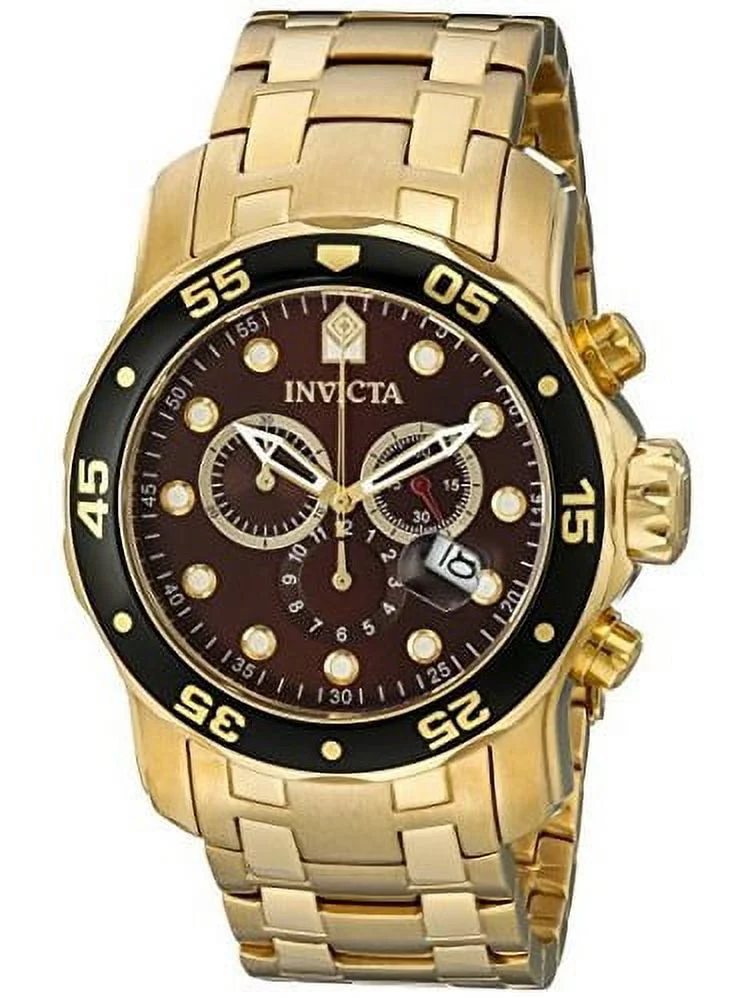 Chronograph Plated Bracelet 80065