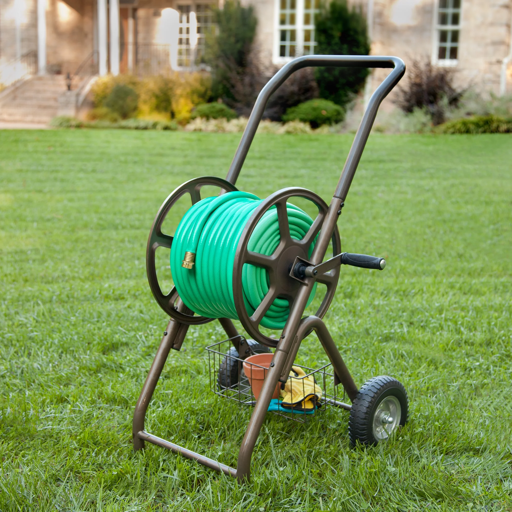 Liberty Garden 200' Two Wheel Hose Cart