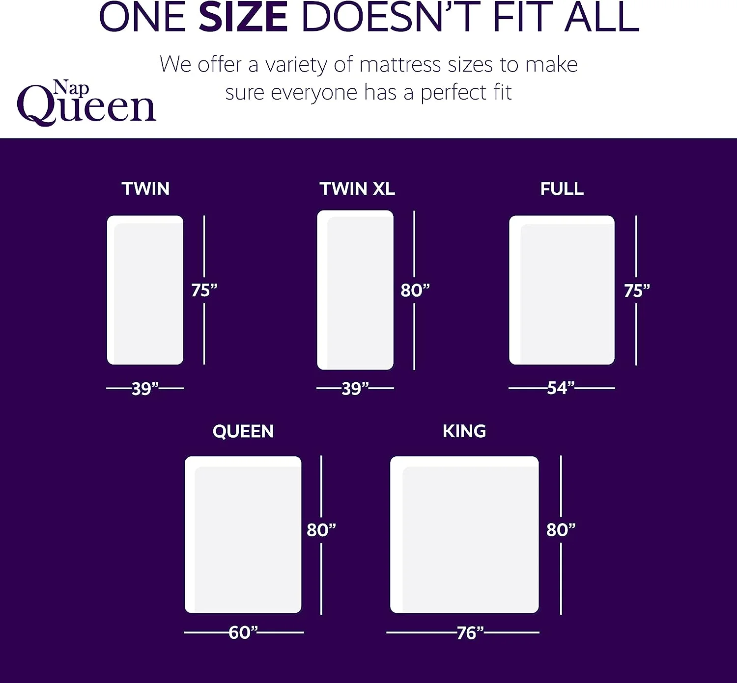 NapQueen 10 Inch Victoria Hybrid Full Size  Cooling Gel Infused Memory Foam and Pocket Spring Mattress  Bed in a Box  White