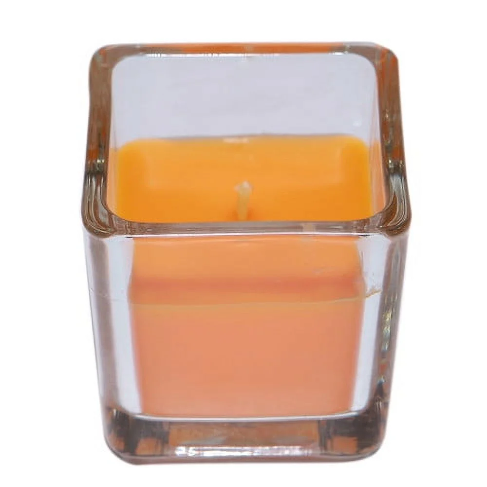 Jeco  12 Piece Lavender Square Glass Votive Candles