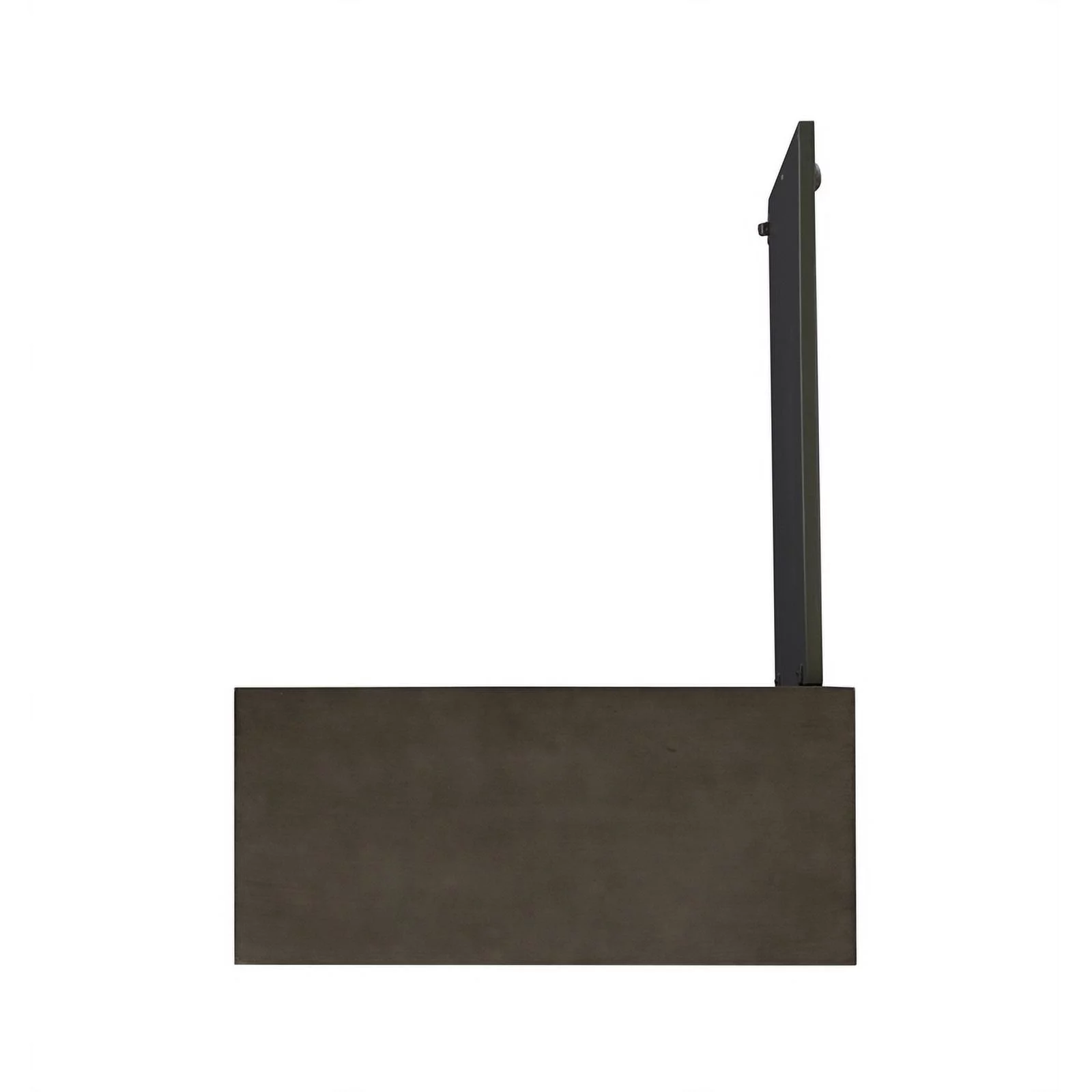 Pemberly Row Transitional Veneer Wood Accent Cabinet in Dark Gray