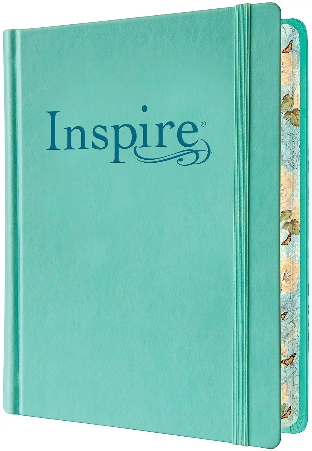 Tyndale House Publishers 075974 NLT Inspire Bible - Deluxe Teal Hardcover