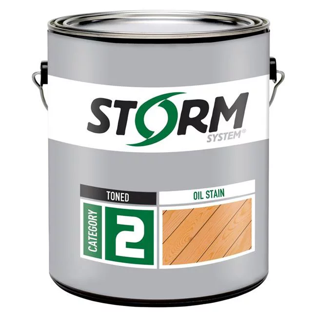 Storm System 1914621 Transparent Dark Oak Penetrating Oil Exterior Stain, 1 gal - Case of 8