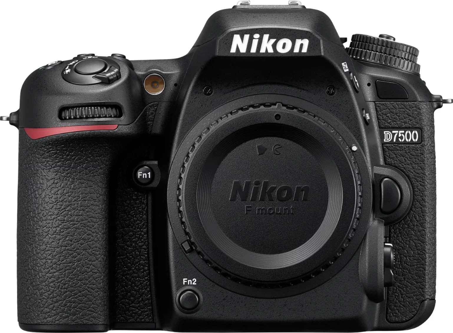 Nikon D7500 DSLR Camera with 18-55mm Lens + 2pcs SanDisk 64GB Memory Card + Case + Tripod + Wideangle + Telephoto + ZeeTech Accessory Bundle