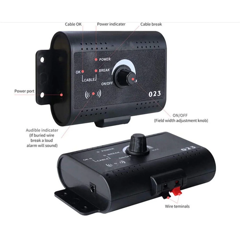 Underground Wireless Electric Dog Fence Pet Containment System Shock Collars US