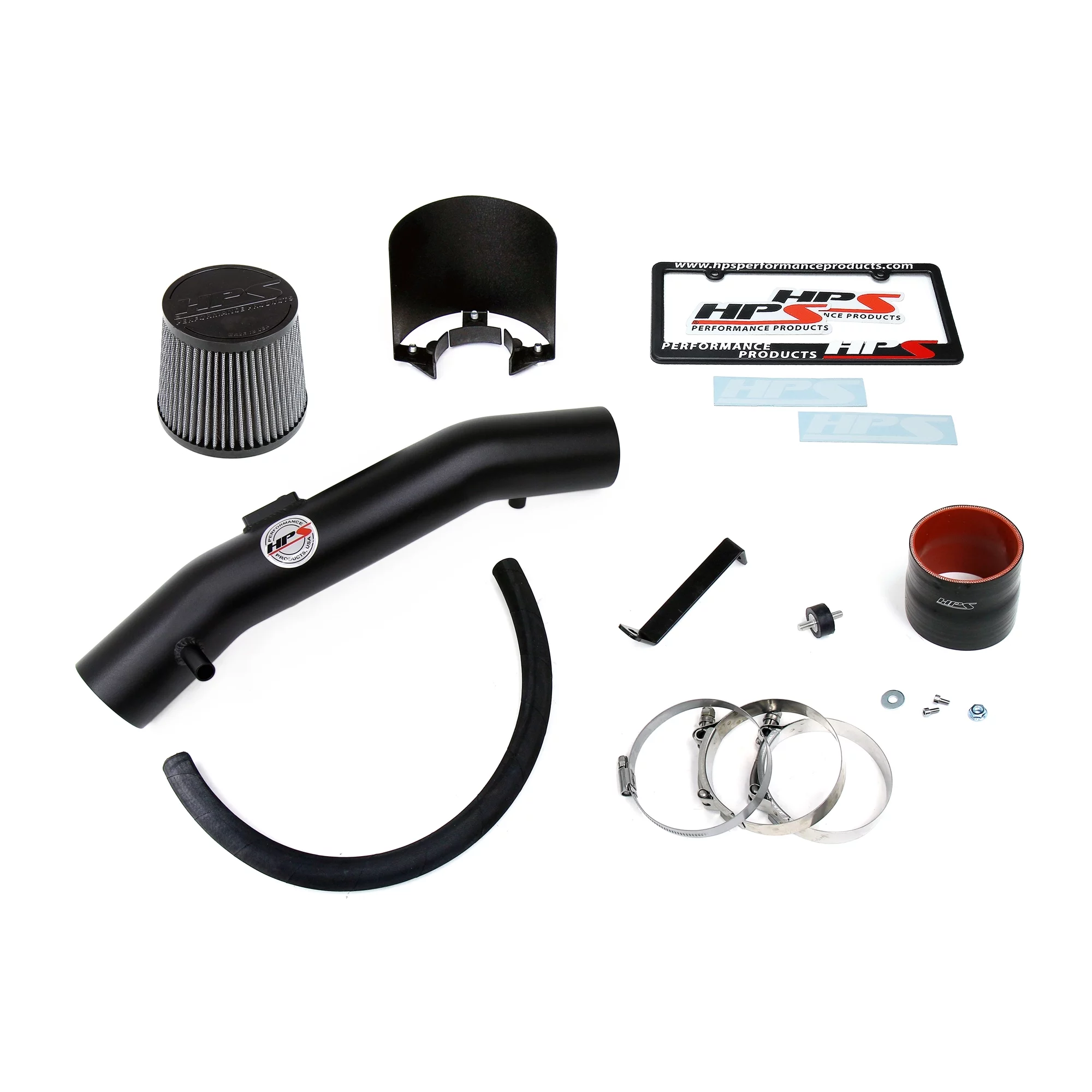 HPS Performance Black Shortram Air Intake for 04-08 Nissan Maxima 04-06 Altima V6 3.5L