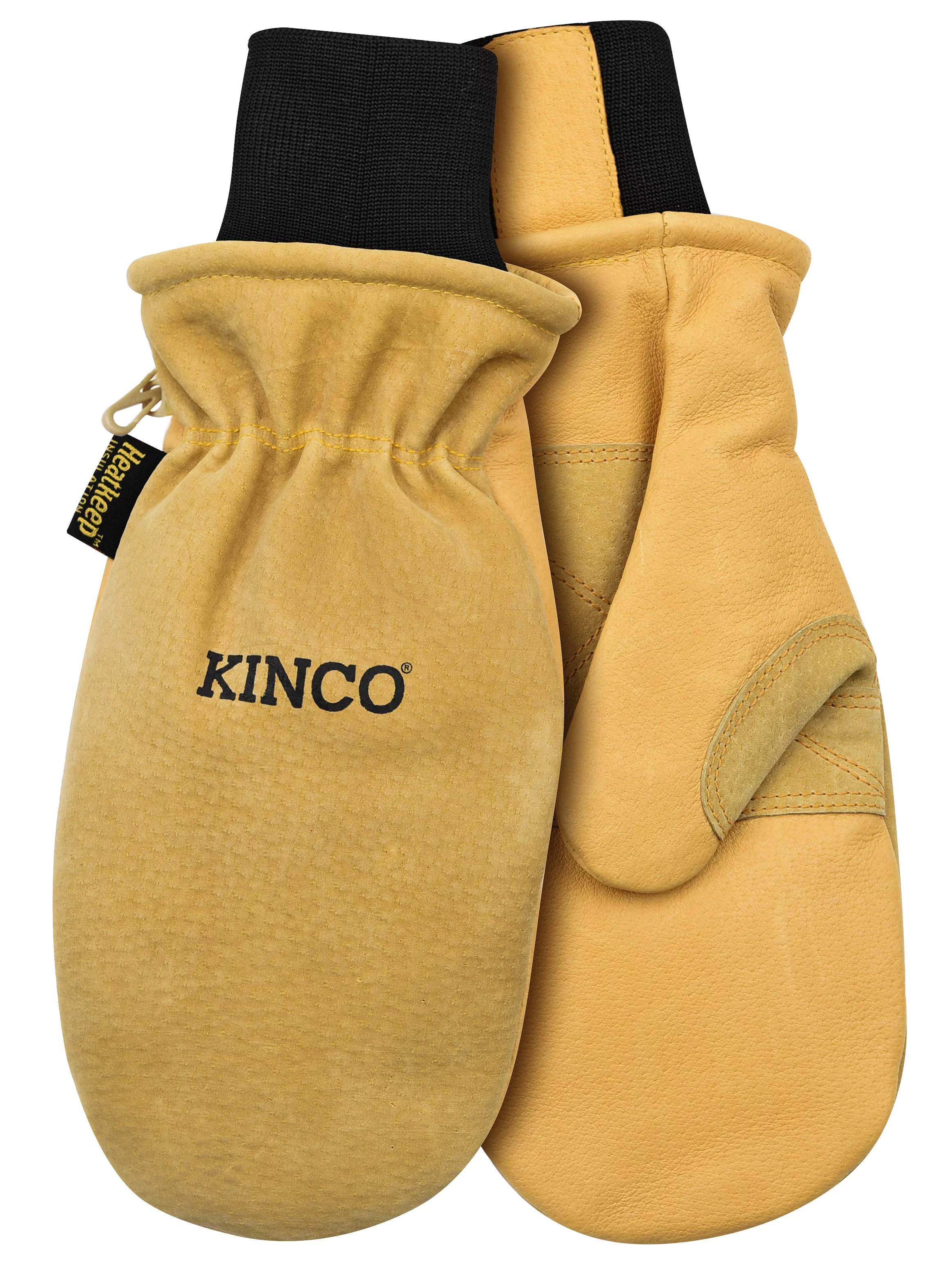 YF 1770670 Small Grain Pigskin Mitten Gloves with Heat keep Lining
