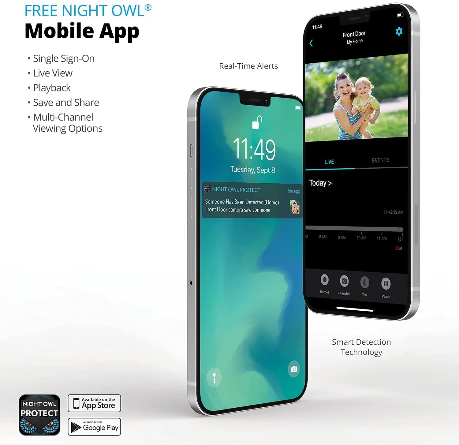 Night Owl 8-Channel 8-Camera 4K Security System with 1TB HDD DVR CL-BT8D-8-18LSA