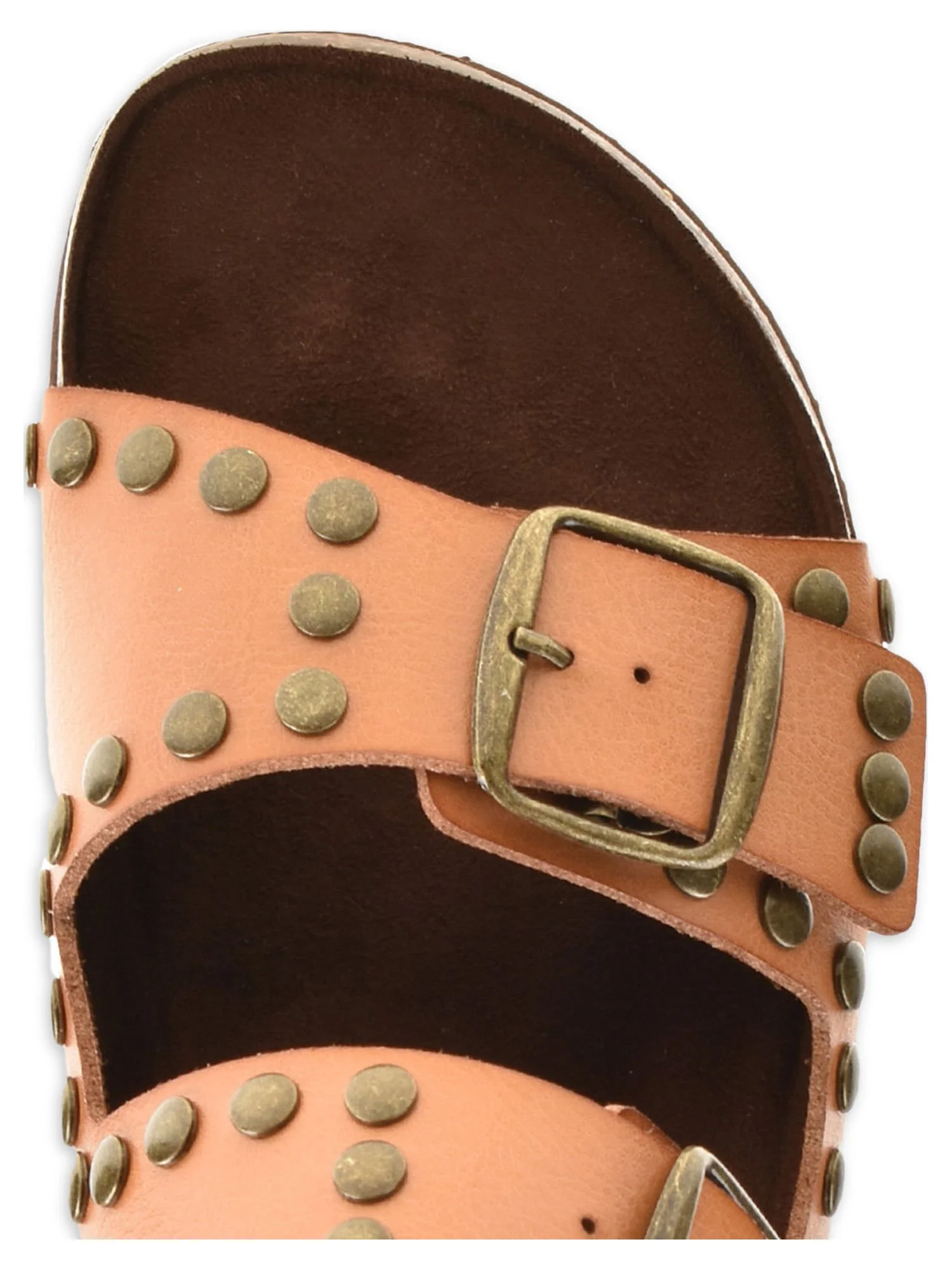 PORTLAND by Portland Boot Company Women's Studded Footbed Sandals